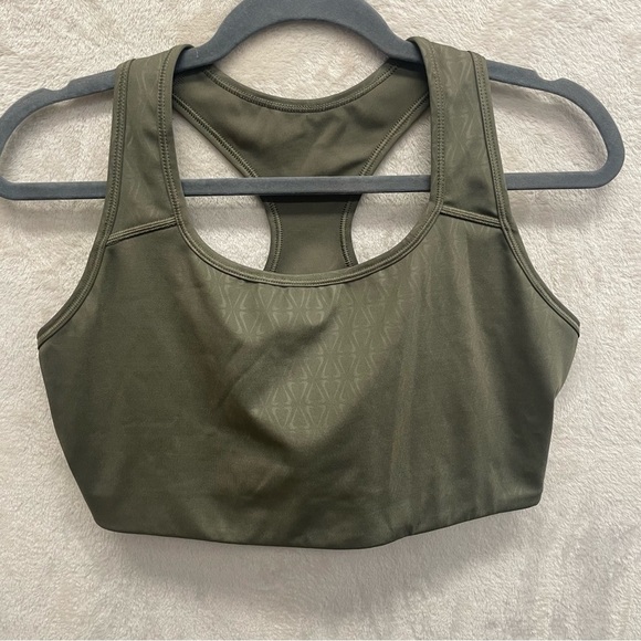 Nike Dri fit women’s sports bra green plus size 1x activewear - Picture 6 of 7